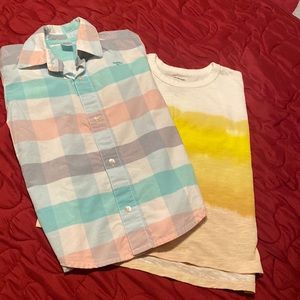 Carters shirt and Open Edit shirt